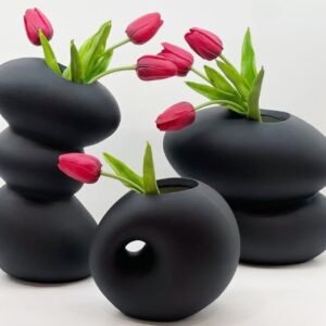 Geometric Planter Pot | 3D Printed Modern Indoor Decor