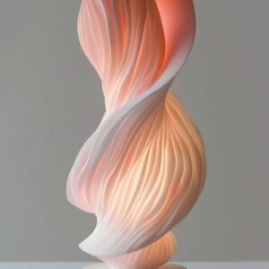 Wave Table Lamp | 3D Printed Ambient LED Desk Lamp