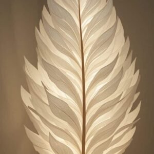 Feather Lamp | 3D Printed Decorative LED Table Lamp