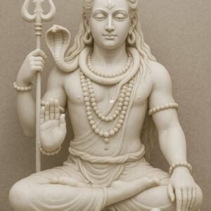 Lord Shiva Meditation Idol | 3D Printed Mahadev Statue