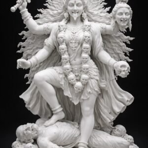 Goddess Durga Mahishasura Mardini Idol | 3D Printed Devi Statue