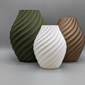 Ribbed Globe Lamp | 3D Printed Decorative LED Table Lamp