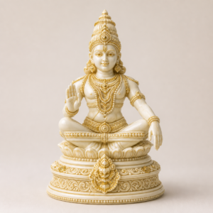 Lord Ayyappa Seated Idol | 3D Printed Devotional Statue