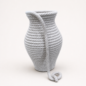 Rope Vase | 3D Printed Sculptural Home Decor Vase
