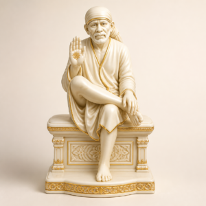 Shirdi Sai Baba Blessing Idol | 3D Printed Devotional Statue