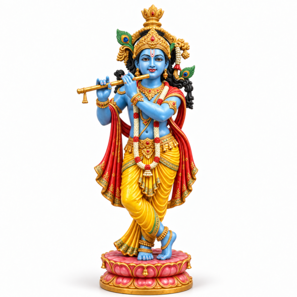 Lord Krishna Idol | 3D Printed Premium Decor Statue